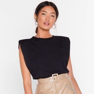 Chip on Your Shoulder Padded Tank Top (4/S)